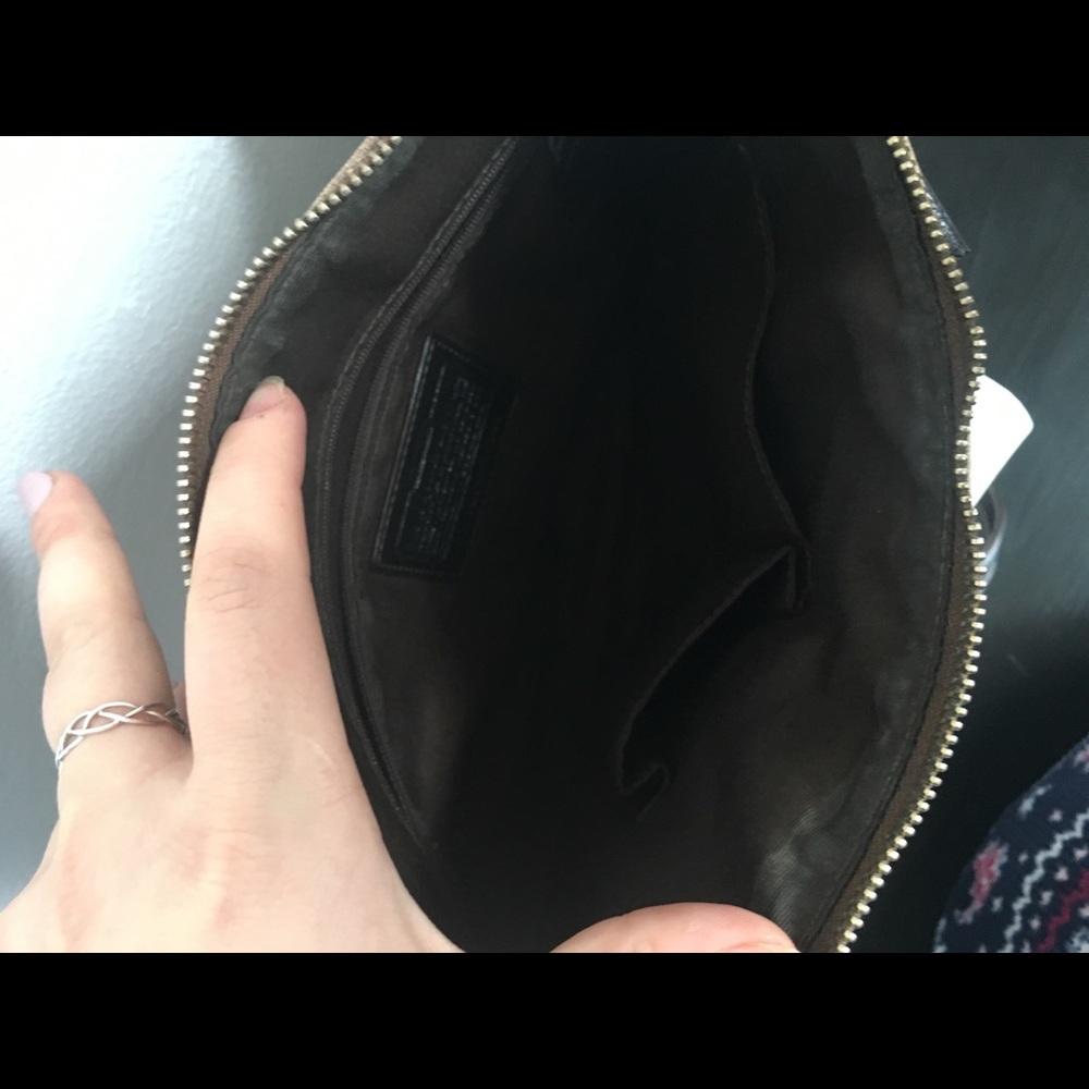 Coach cream, tan and brown crossbody bag - Picture 6 of 7